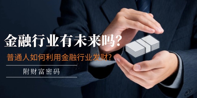 公众号付费文章：金融行业有未来吗？普通人如何利用金融行业发财?(附财富密码)-怡宝聊项目