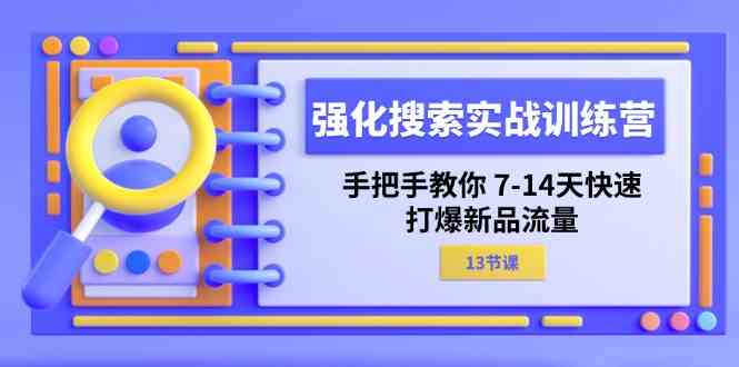 强化搜索实战训练营，手把手教你7-14天快速打爆新品流量（13节课）-怡宝聊项目