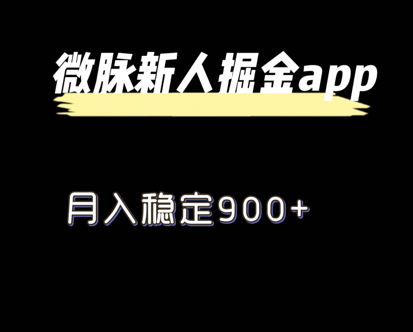 最新微脉长久项目，拉新掘金，月入稳定900+-怡宝聊项目