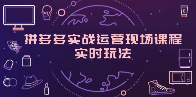 （11759期）拼多多实战运营现场课程，实时玩法，爆款打造，选品、规则解析-怡宝聊项目