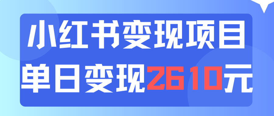 （11885期）利用小红书卖资料单日引流150人当日变现2610元小白可实操（教程+资料）-怡宝聊项目