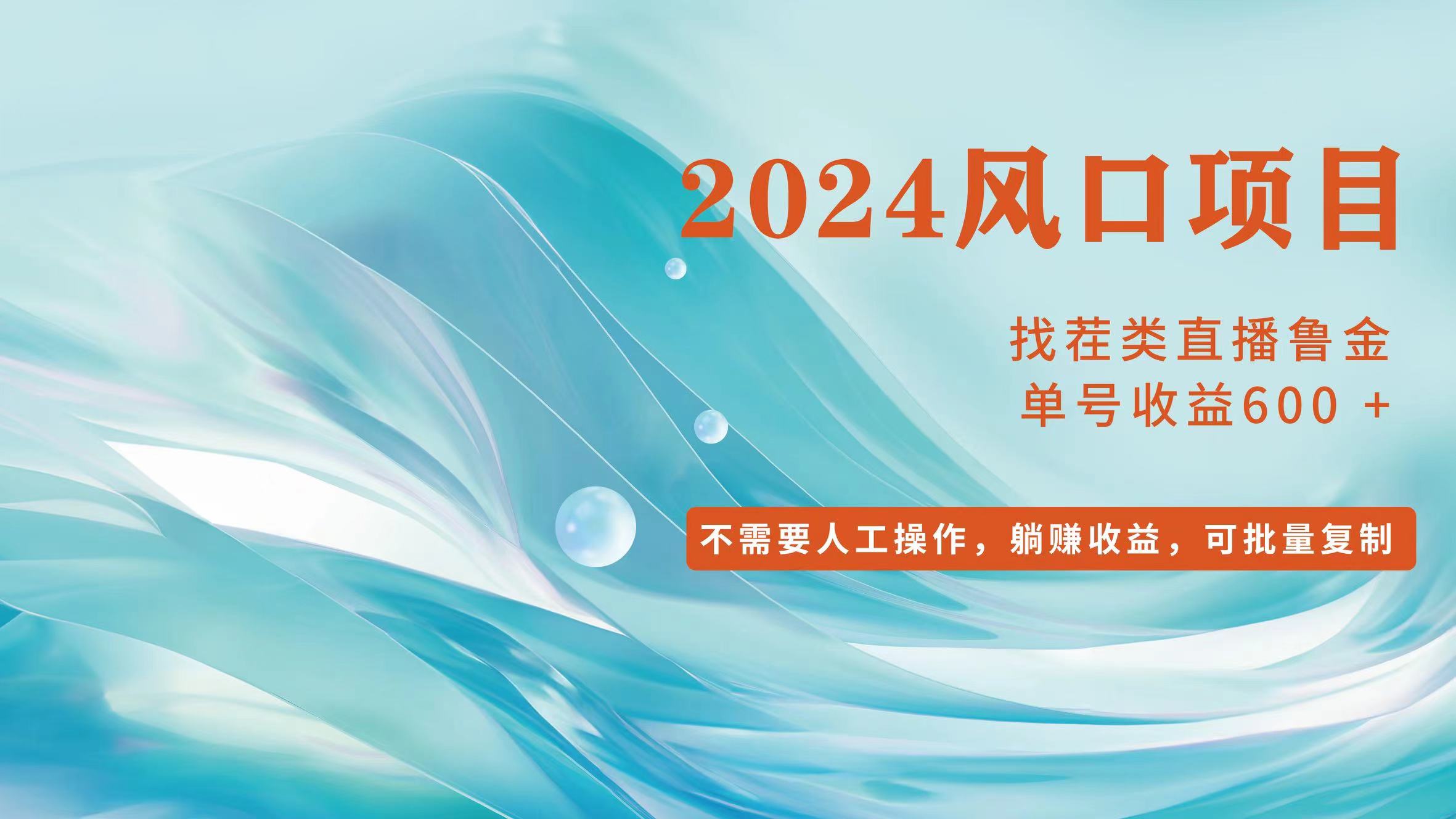 （11868期）小白轻松入手，当天收益600➕，可批量可复制-怡宝聊项目