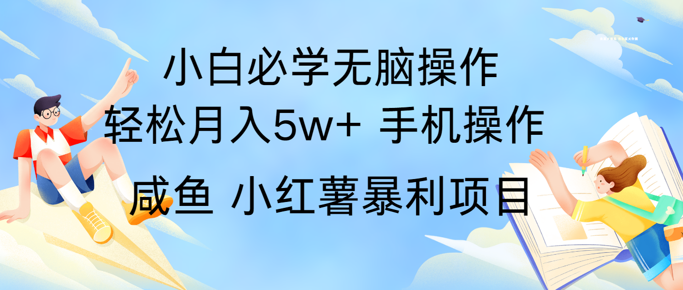 全网首发2024最暴利手机操作项目，简单无脑操作，每单利润最少500+-怡宝聊项目
