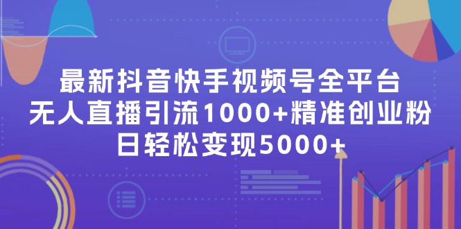 （11970期）最新抖音快手视频号全平台无人直播引流1000+精准创业粉，日轻松变现5000+-怡宝聊项目