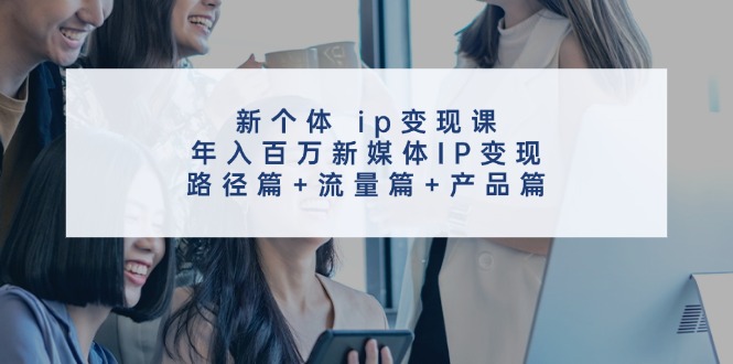 （11971期）新个体 ip变现课，年入百万新媒体IP变现，路径篇+流量篇+产品篇-怡宝聊项目