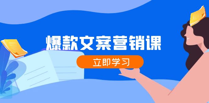 爆款文案营销课：公域转私域，涨粉成交一网打尽，各行业人士必备-怡宝聊项目